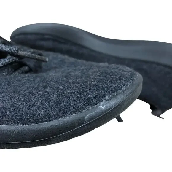 ALLBIRDS Classic Wool Runner Sneaker Dark Gray Size 6 Lace Up Comfortable - Picture 5 of 9